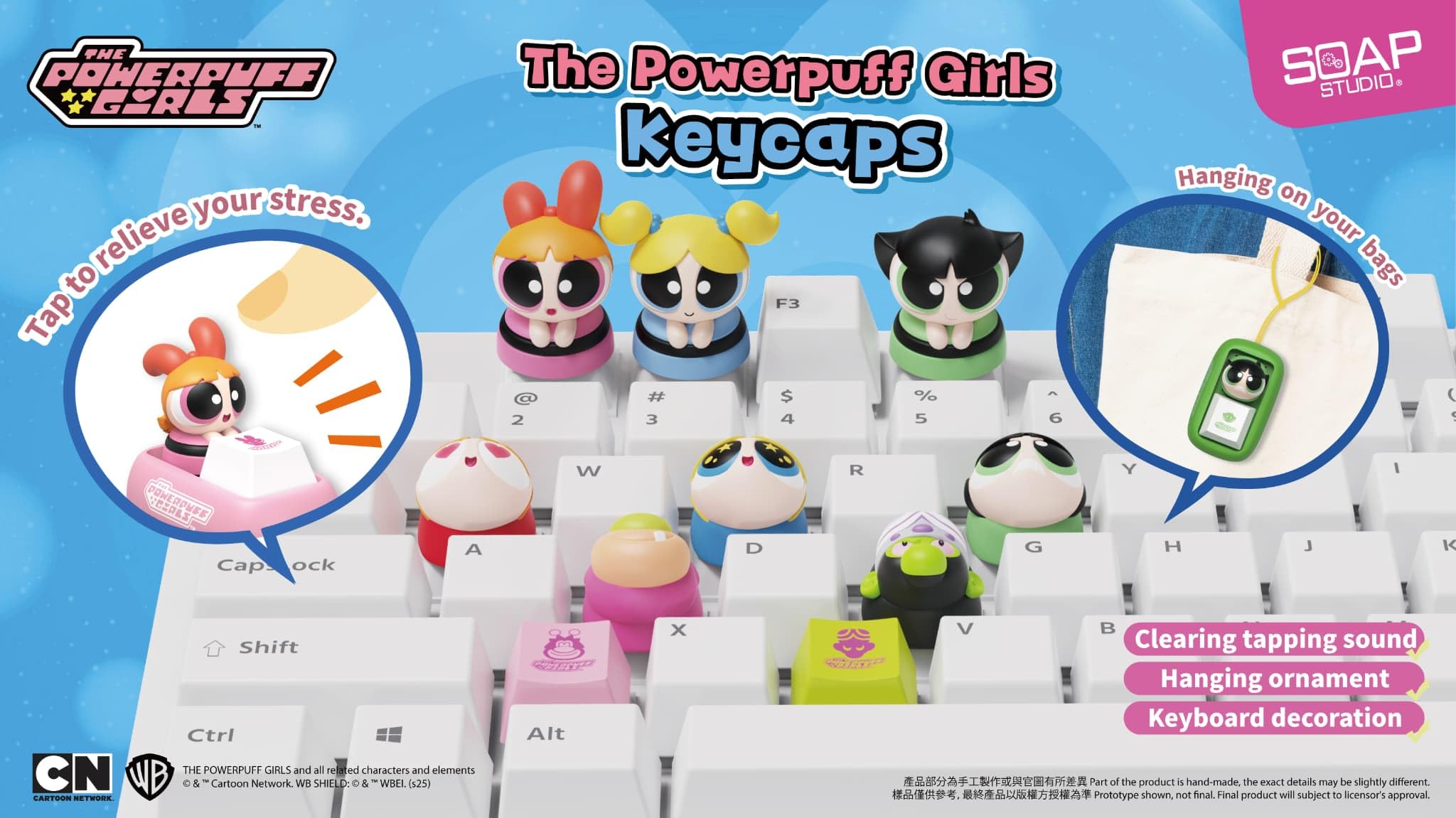 Amazon.co.jp: SOAP STUDIO Powerpuff Girls Powerpuff Girls Key Cap